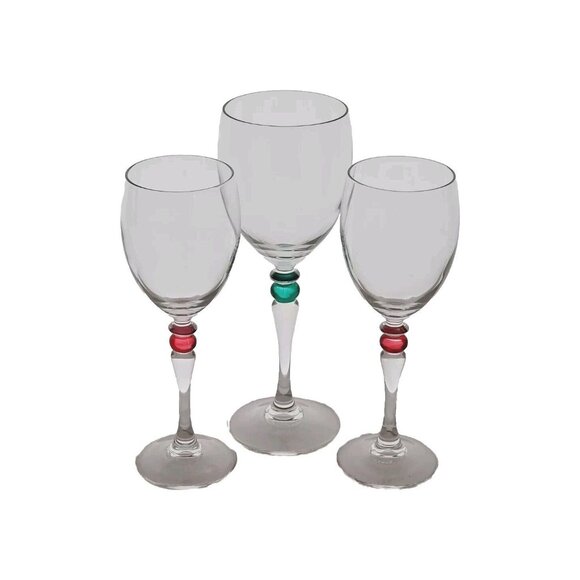 Cristal dArques Cortina Wine & Cocktail Glasses Lot of 3 crystal signed Luminarc - Picture 1 of 13